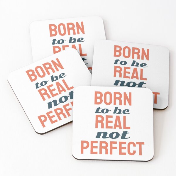 Item preview, Born to be real not perfect designed and sold by ⭐ Tee Shirt 89 ⭐.