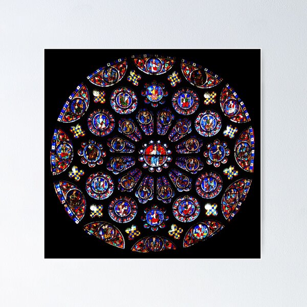 Item preview, Rose Windows of the Chartres Cathedral designed and sold by AestheticsXarts.