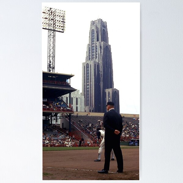 Item preview, Forbes Field, Cathedral of Learning, Oakland neighborhood, Old Ballpark, Old Stadiums, Pittsburgh Baseball Stadium,  designed and sold by Nostrathomas66.