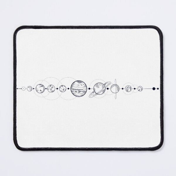 Item preview, All the planets in order black designed and sold by Theleochick.