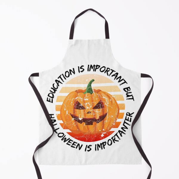 Item preview, Education Is Important But Halloween Is Importanter designed and sold by LuckyKermit.