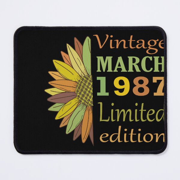 Item preview, vintage march 1987 limited edition, 35 Year Old Gifts Vintage 1987 Limited Edition 35th Birthday designed and sold by SimoSaladain.
