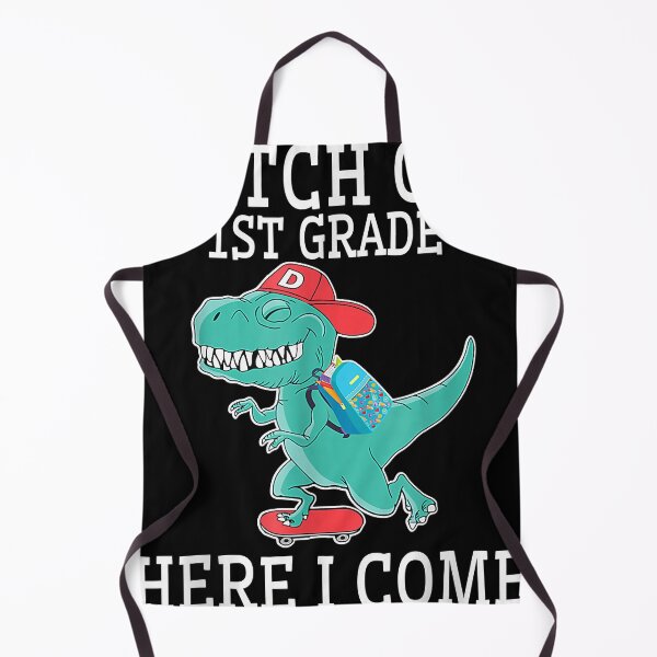 Item preview, Watch Out 1st Grade Here I Come Dinosaur Back To School Gift designed and sold by salvatorechanie.