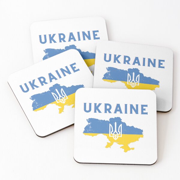 Item preview, Ukraine Map Flag designed and sold by Minnie777.