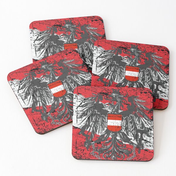 Item preview, Austria flag eagle coat of arms designed and sold by Innsbrucker.