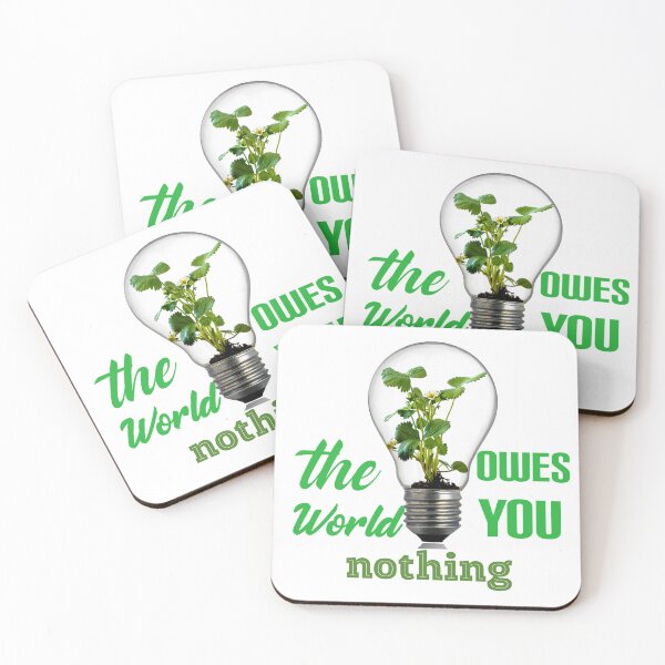 Item preview,  the world owes you nothing good t-shirts loves designed and sold by Yahya-may.