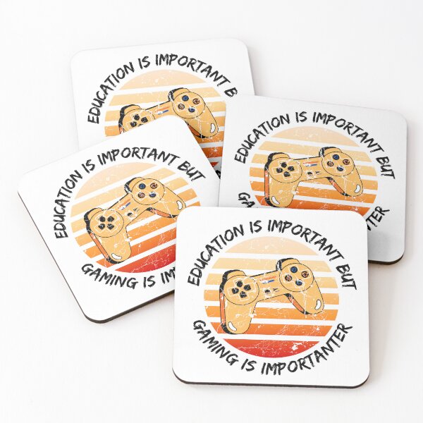 Item preview, Education Is Important But Gaming Is Importanter designed and sold by LuckyKermit.