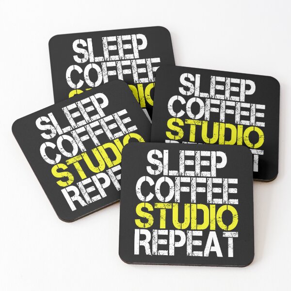 Item preview, Sleep Coffee Studio Repeat, Grunge  designed and sold by ACC .
