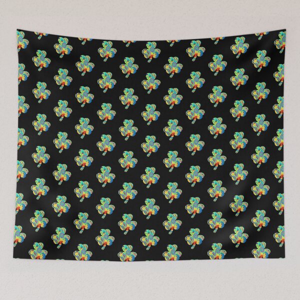 Item preview, Trippy Psychedelic Shamrock Green Lucky St Patricks Day designed and sold by Click-Like.