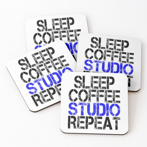 Item preview, Sleep Coffee Studio Repeat, Grunge  designed and sold by ACC .