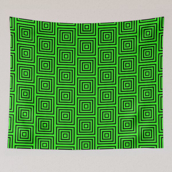 Item preview, Eternal squares pattern green. v2.  designed and sold by Ray Loka.