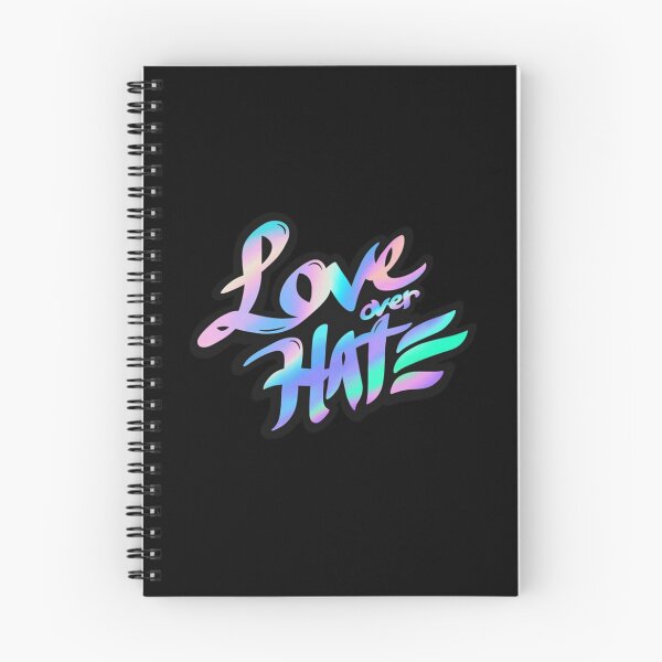 Item preview, Love Over Hate Spray     designed and sold by GeekDownTshirt.