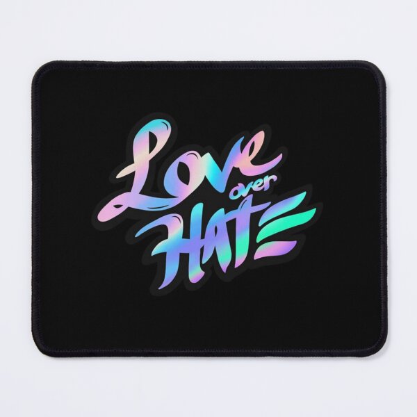 Item preview, Love Over Hate Spray     designed and sold by GeekDownTshirt.