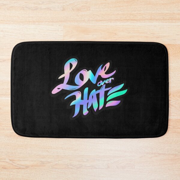 Item preview, Love Over Hate Spray     designed and sold by GeekDownTshirt.
