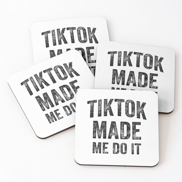 Item preview, TikTok Made Me Do It (Black) designed and sold by STUDIO-72.