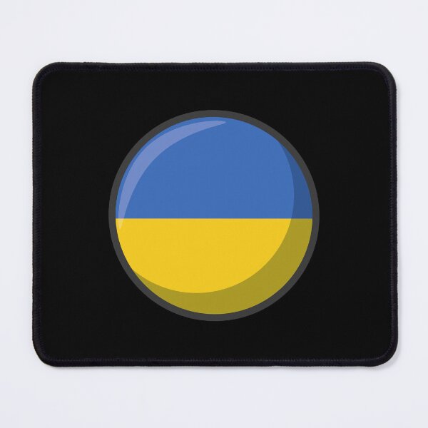 Item preview, Ukrainian flag circle designed and sold by Marharyta Ushakova.