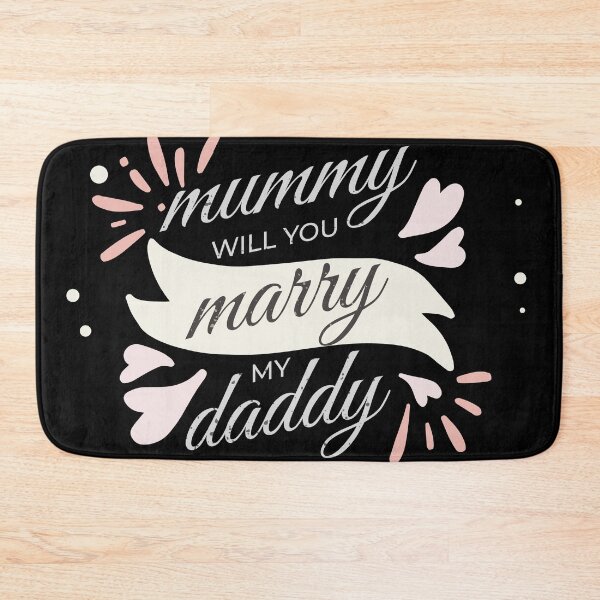 Item preview, Mummy will you marry my daddy wedding proposal baby onesie designed and sold by Tiny-Piggy.