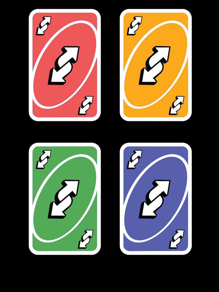 Custom Discord Emoji — uno reverse card (blue/yellow,/red/green