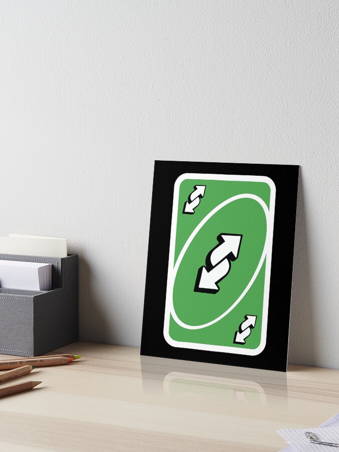 UNO Reverse card - Green Sticker for Sale by crossesdesign