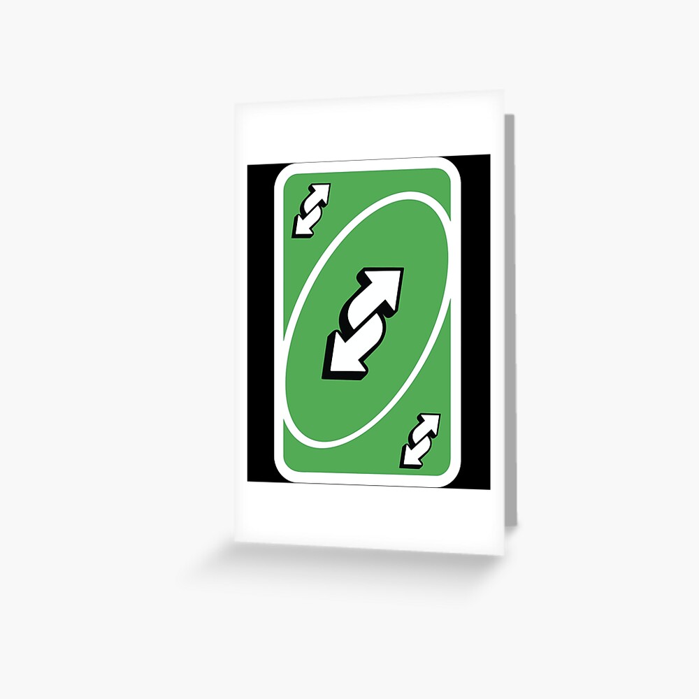 Green Uno Reverse card U No Reverse card high definition  Art Board Print  for Sale by Rosemoon2k