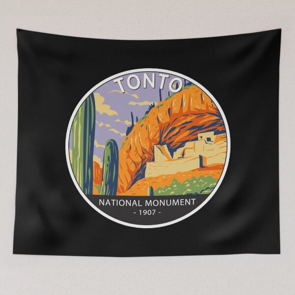 Item preview, Tonto National Monument Arizona Circle designed and sold by KrisSidDesigns.
