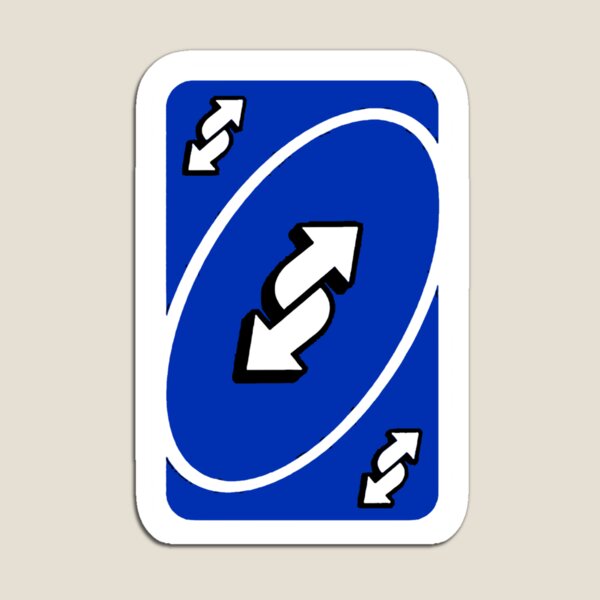 Custom Discord Emoji — uno reverse card (blue/yellow,/red/green