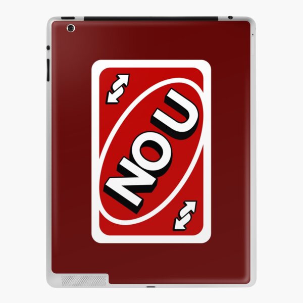 Funny No U Uno Reverse Card Meme | iPad Case & Skin