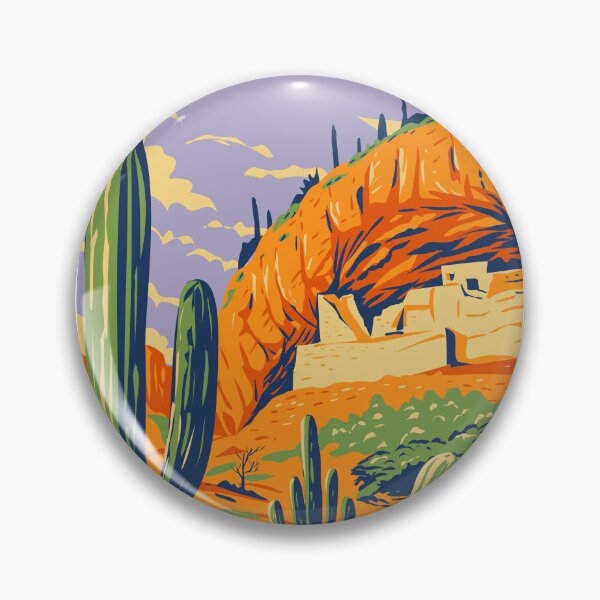 Item preview, Tonto National Monument Arizona Vintage designed and sold by KrisSidDesigns.