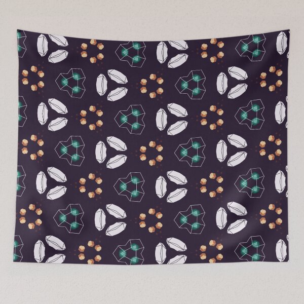 Item preview, Geometric gem space pattern designed and sold by Pacesyte.