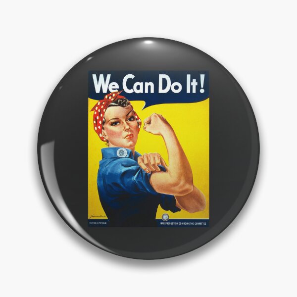 Item preview, Rosie the Riveter. WE CAN DO IT. Howard Miller, American, wartime, propaganda, . Photographic  designed and sold by ObbviusDesign.