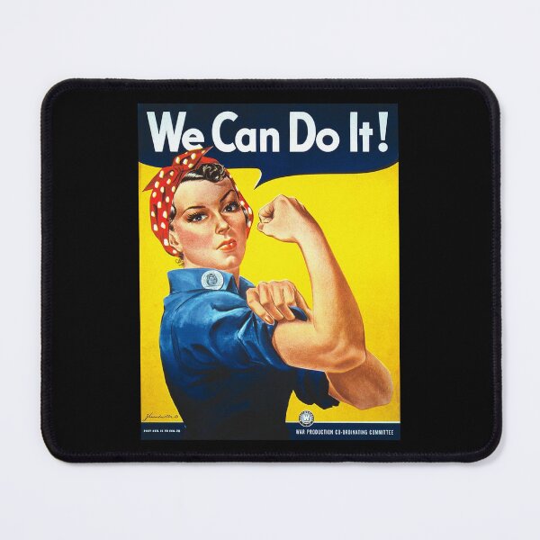 Item preview, Rosie the Riveter. WE CAN DO IT. Howard Miller, American, wartime, propaganda, . Photographic  designed and sold by ObbviusDesign.