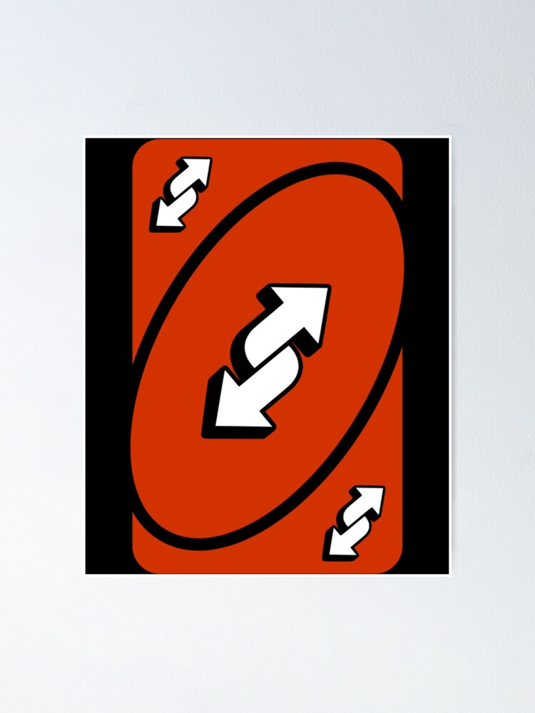 Red Uno Reverse Card 