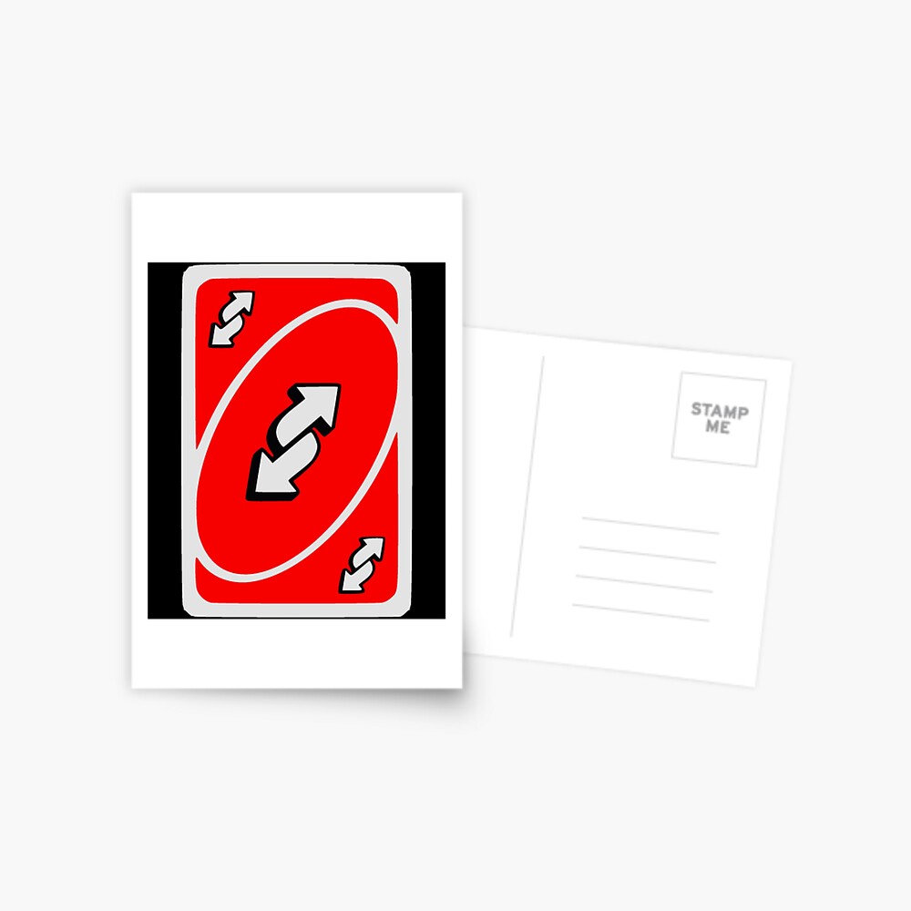 4 Uno Reverse Cards Red, Yellow, Green and Blue Uno reverse cards  Poster  for Sale by Rosemoon2k