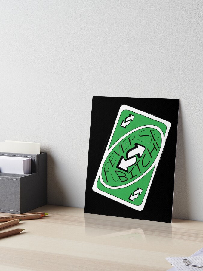 UNO Reverse card - Green Canvas Print for Sale by crossesdesign