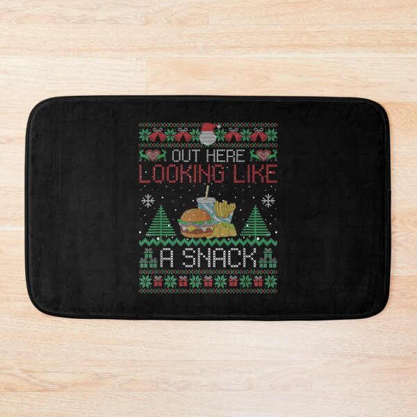Item preview, Aquí parece un bocadillo Comida rápida divertida Navidad fea designed and sold by aprilsav.