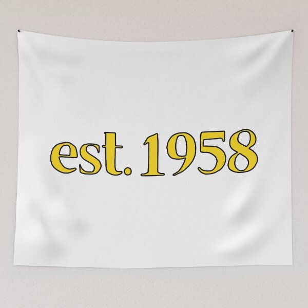 Item preview, Est. 1958 Cartoonish Retro Birthday designed and sold by MSA-42.