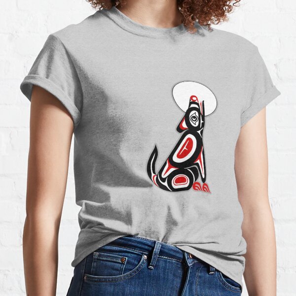 Item preview, Haida Wolf Howling At The Moon designed and sold by Canadiana and more....