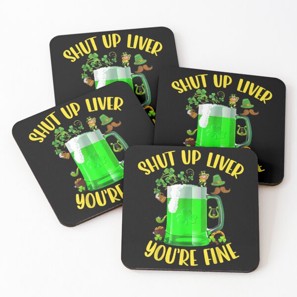 Item preview, Dark Beer Drinking Saint Patricks Shut Up Liver You Are Fine  designed and sold by amyadt77.