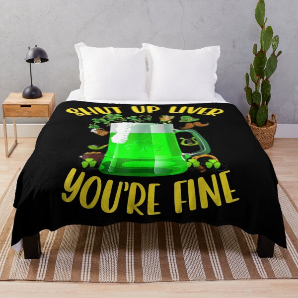 Item preview, Dark Beer Drinking Saint Patricks Shut Up Liver You Are Fine  designed and sold by amyadt77.