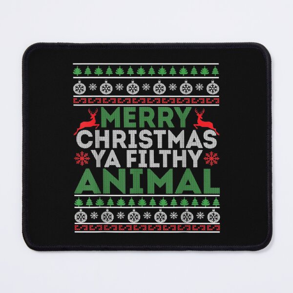 Item preview, Merry Xmas Ya Filthy Animal Funny Christmas Pajama  designed and sold by aprilsav.