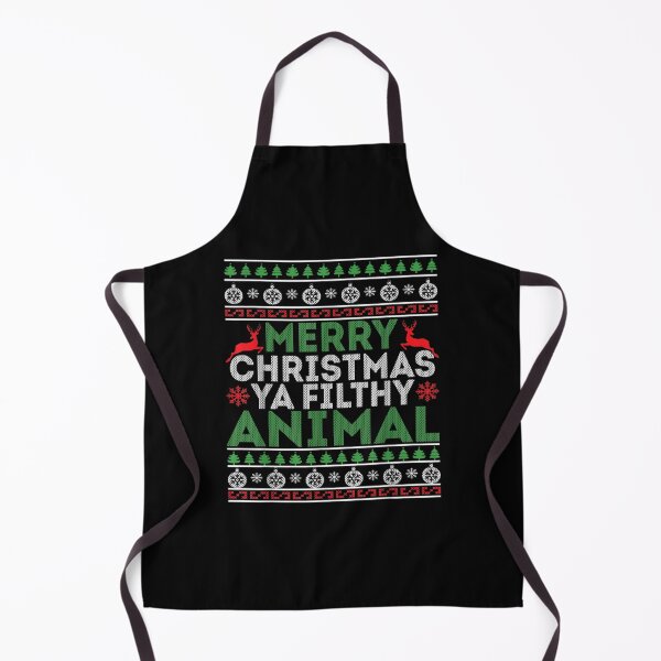 Item preview, Merry Xmas Ya Filthy Animal Funny Christmas Pajama  designed and sold by aprilsav.