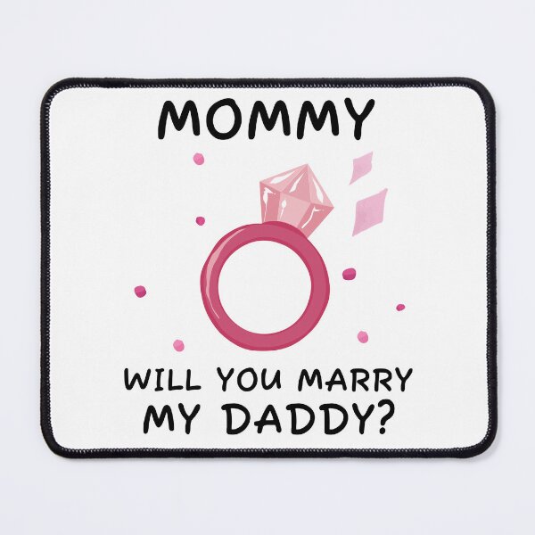 Item preview, Mommy will you marry my daddy marriage proposal baby onesie designed and sold by Tiny-Piggy.