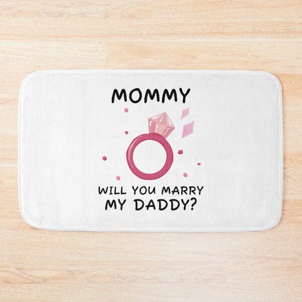 Item preview, Mommy will you marry my daddy marriage proposal baby onesie designed and sold by Tiny-Piggy.