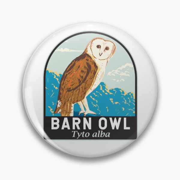Item preview, Barn Owl Emblem designed and sold by KrisSidDesigns.