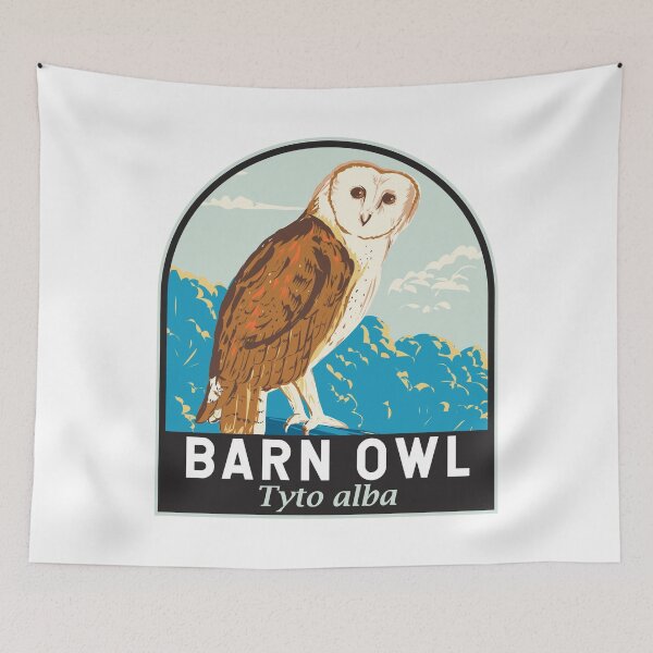 Item preview, Barn Owl Emblem designed and sold by KrisSidDesigns.