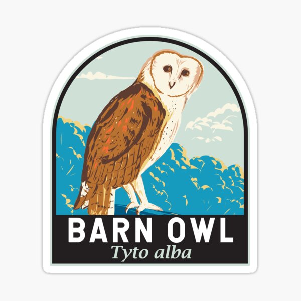 Item preview, Barn Owl Emblem designed and sold by KrisSidDesigns.