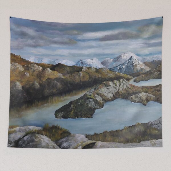 Item preview, The Frigid Whisper of Diabaig - Scottish landscape by Luna Smith designed and sold by Luna-Smith.