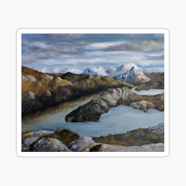 Item preview, The Frigid Whisper of Diabaig - Scottish landscape by Luna Smith designed and sold by Luna-Smith.