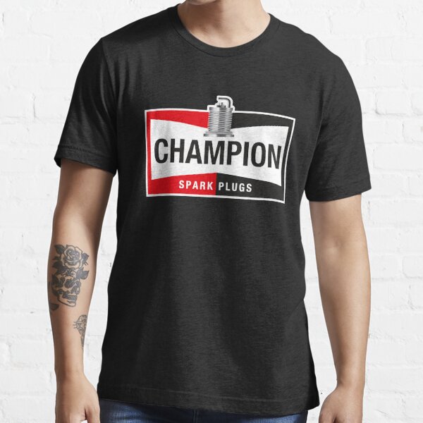 "Champion Spark Plugs Logo" T-shirt for Sale by | Redbubble | champion t-shirts spark t-shirts - plug