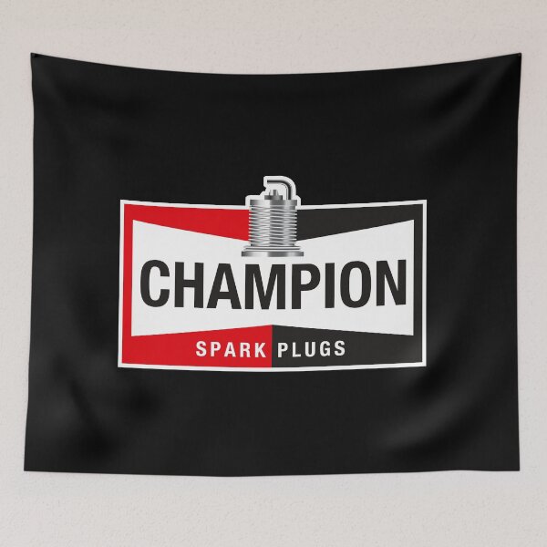 Item preview, Champion Spark Plugs Logo designed and sold by peterpaz.